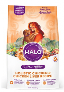 Halo Natural Dry Dog Food Chicken Chicken Liver Recipe 1