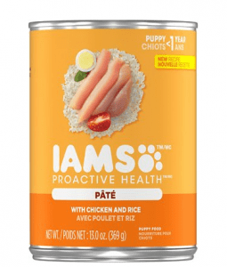 Iams Proactive Health Puppy with Chicken and Rice PATE 1