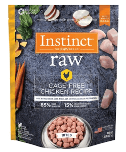 Instinct Raw Signature Frozen Bites Real Duck Recipe