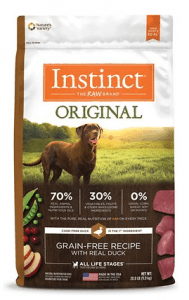 Instinct by Nature Variety Original Grain Free Recipe with Real Duck Dry Dog Food