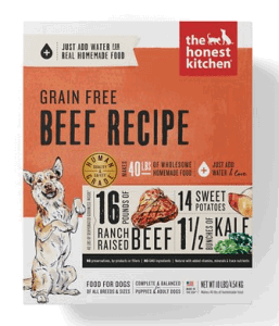 The Honest Kitchen Grain Free Beef Recipe Dehydrated Dog Food