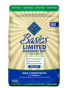 Blue Buffalo Basics Limited Ingredient Grain Free Formula Duck Potato Recipe Adult Dry Dog Food