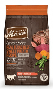 Merrick Grain Free Texas Beef Sweet Potato Recipe