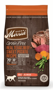 Merrick Grain Free Texas Beef Sweet Potato Recipe