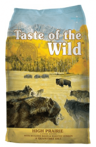 Taste of the Wild High Prairie Grain Free Dry Dog Food with Roasted Bison and Venison