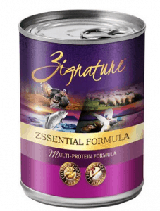 Zignature Grain Free Zssential Formula Wet Dog Food