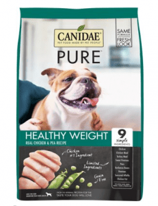 CANIDAE Grain Free PURE Healthy Weight Real Chicken Pea Recipe Dry Dog Food