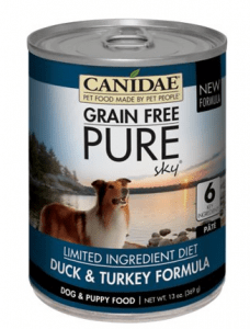 CANIDAE Grain Free PURE Sky Duck Turkey Formula