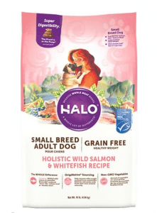 Halo Holistic Wild Salmon Whitefish Grain Free Dry Dog Food