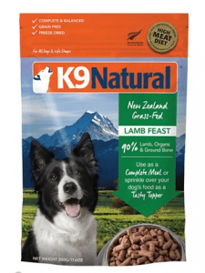 K9 Natural Lamb Feast Raw Grain Free Freeze Dried Dog Food