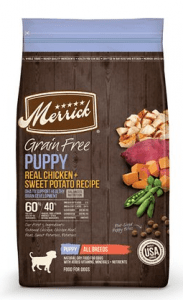 Merrick Grain Free Puppy Chicken Sweet Potato Recipe Dry Dog Food