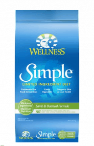 Wellness Simple Limited Ingredient Diet Lamb Oatmeal Formula Dry Dog Food
