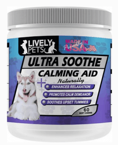 Lively Pets Ultra Soothe Calming Aid Dog Soft Chews