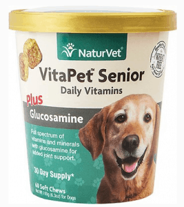NaturVet VitaPet Senior Daily Vitamins Dog Supplement