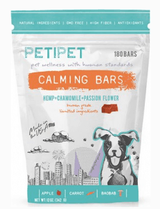 PETIPET Calming Bars Hemp Chamomile Dog Supplement