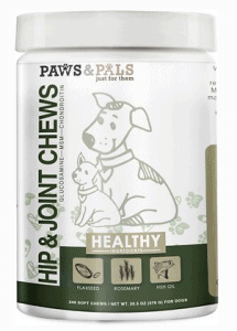 Paws Pals Advanced Hip Joint Chews Dog Supplement