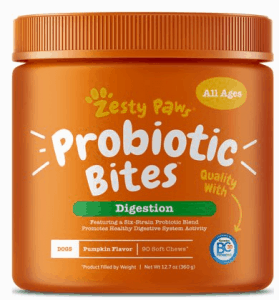 Zesty Paws Probiotic Bites with Natural Digestive Enzymes