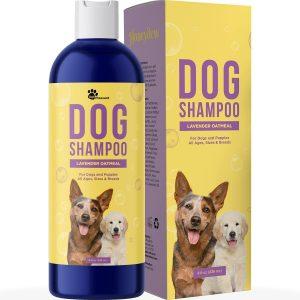 Cleansing Dog Shampoo for Smelly Dogs Refreshing Colloidal Oatmeal Dog Shampoo for Dry Skin and Dog Bath Soap