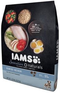 Iams Sensitive Naturals Adult Ocean Fish And Rice Recipe Dry Dog Food 9.3 Pounds