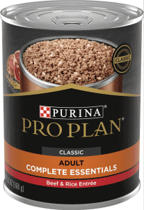 Purina Pro Plan Savor Adult Classic Beef Rice Entree Canned Dog Food 13 oz case of 12 By Purina Pro Plan