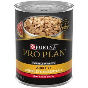 Purina Pro Plan Senior Beef Rice Entree Canned Dog Food 13 oz case of 12 By Purina Pro Plan