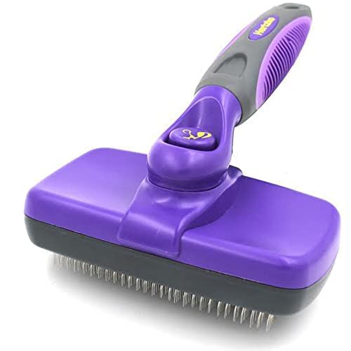 Hertzko Self-Cleaning Slicker Brush for Deshedding